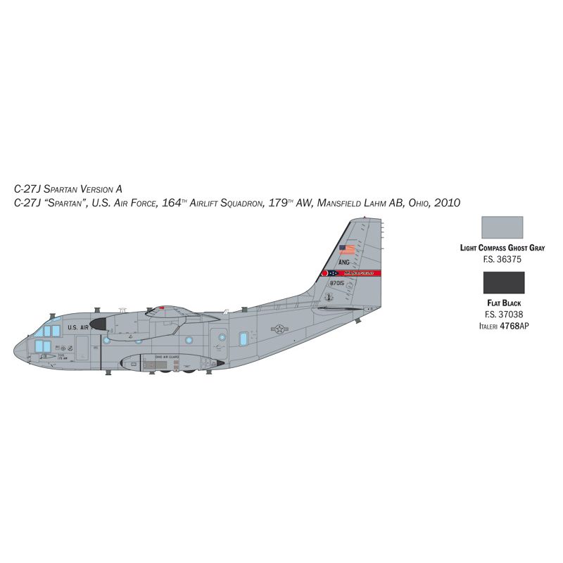 Italeri 1450s C-27A Spartan / G.222