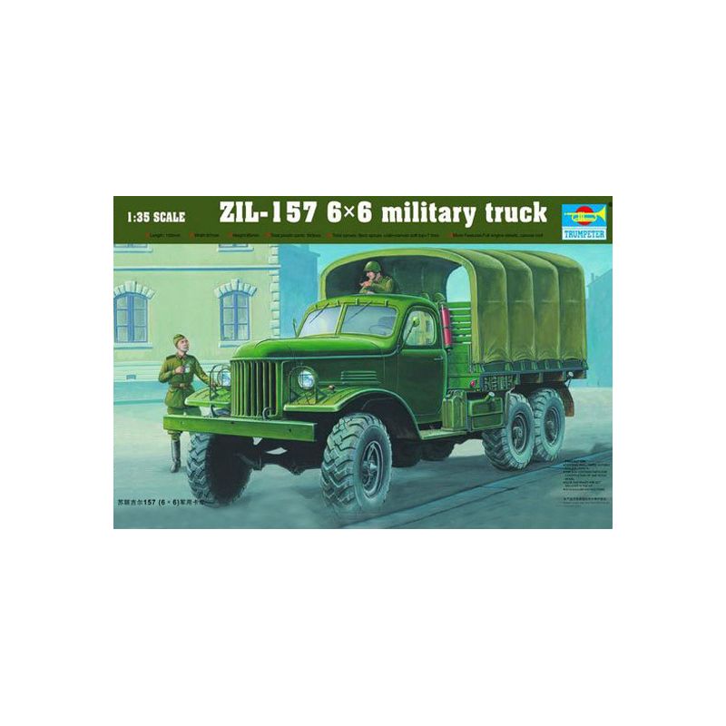 Trumpeter 01001 ZIL-157 6*6 Soviet truck makett
