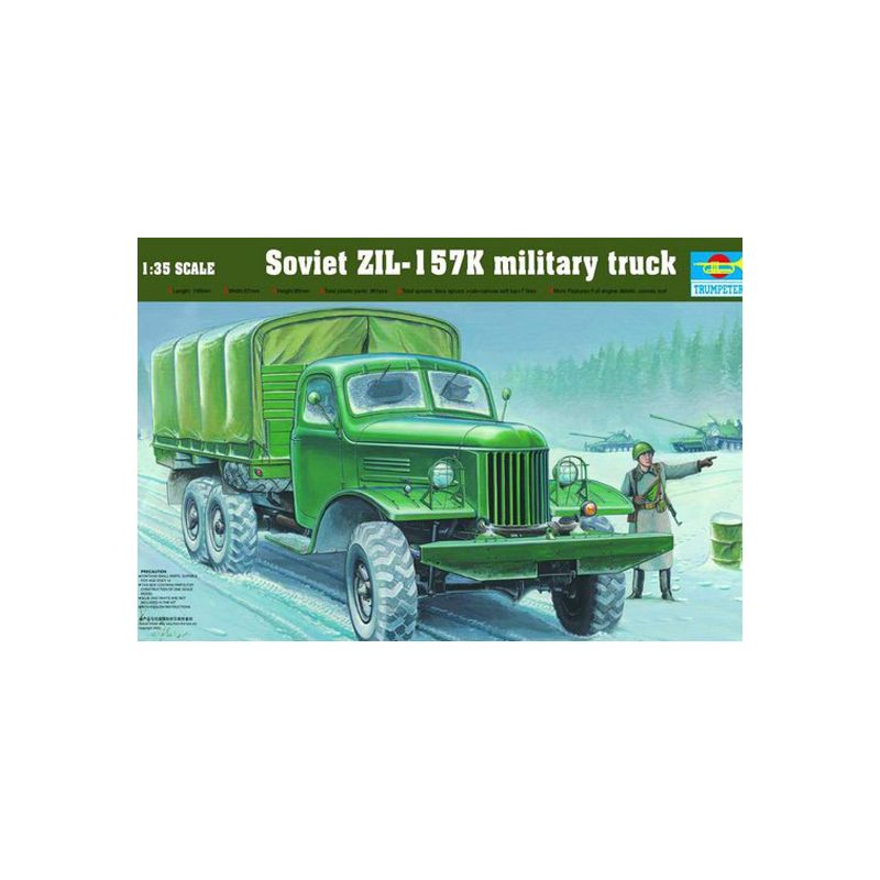 Trumpeter 01003, ZIL-157K military truck