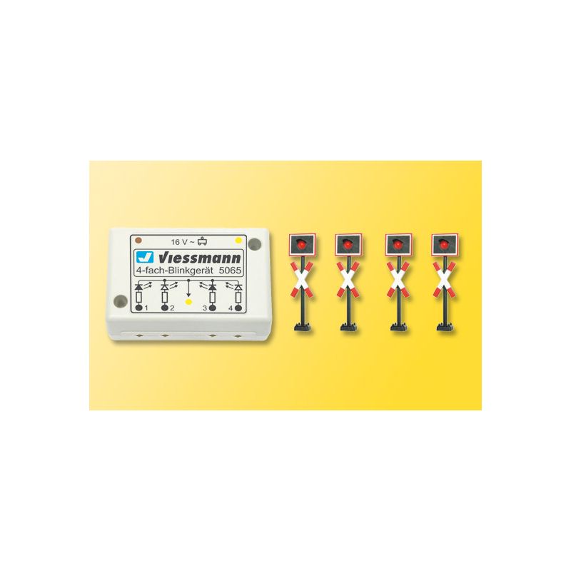 Viessmann 5835 H0 Andráskereszt,4 St.+Blinke