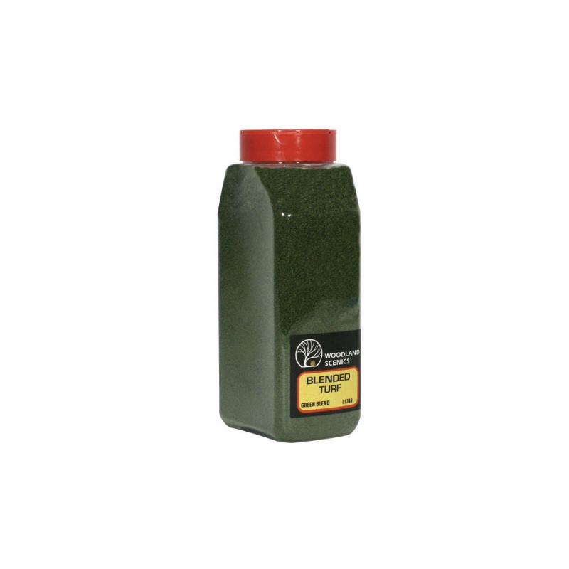 Woodland T1349 Szóróanyag, zöld fű (kevert gyep), zöld, finom szemcséjű, szivacsos
