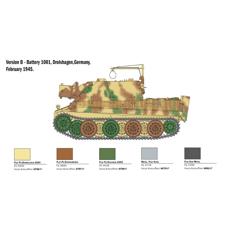 6573S ITALERI 38cm RW 61 Stormmorser 1:35