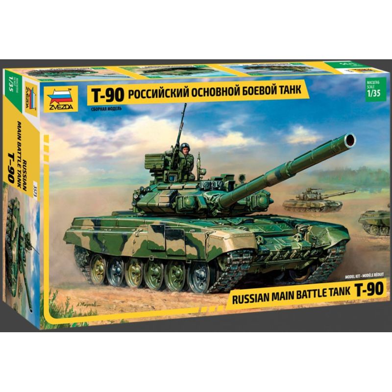 Zvezda 3573 z T-90 Russian MBT 1/35