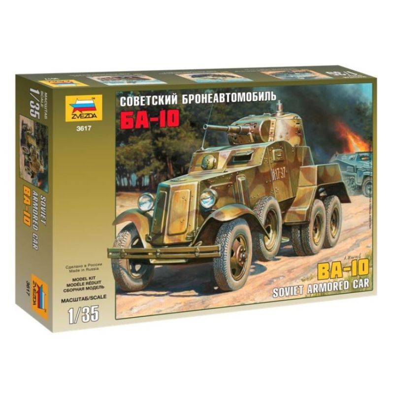 Zvezda 3617 Szovjet páncélos BA-10 1:35 (3617)