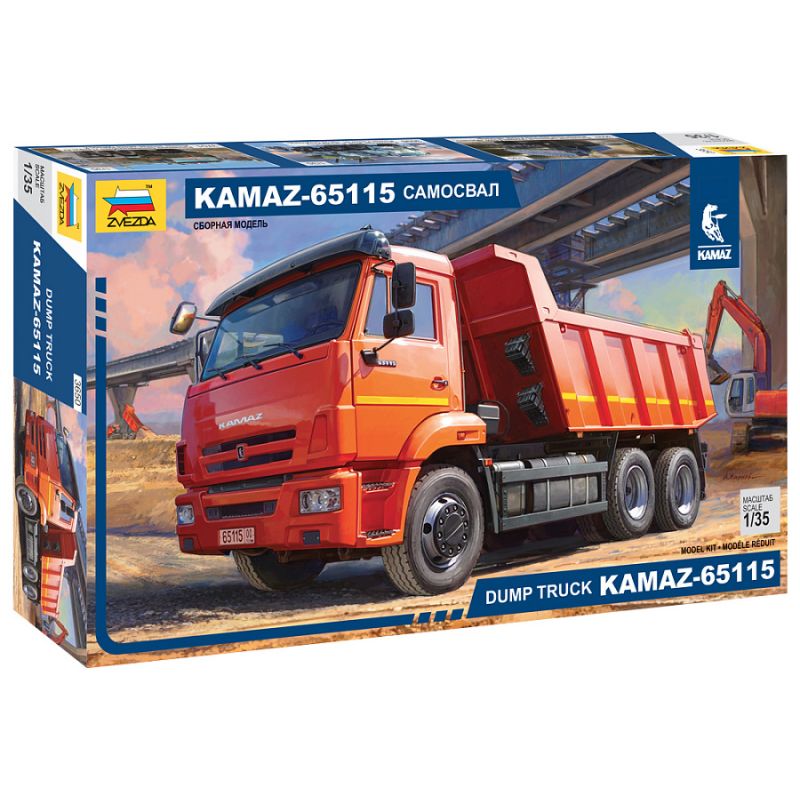 Zvezda 3650 Kamaz 65115 Billenős teherautó 1/35 (3650)