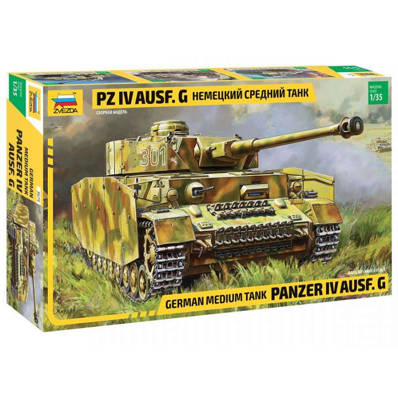 Zvezda 3674 Panzer IV Ausf. G. (Sd.Kfz.161) 1:35 (3674)