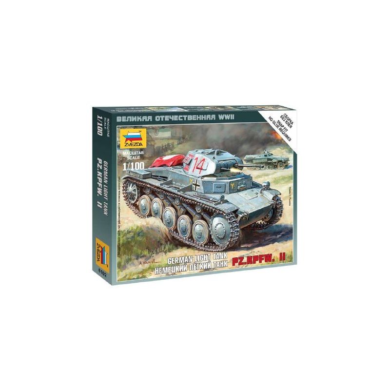 Zvezda 6102 German Panzer II 1:100 (6102)