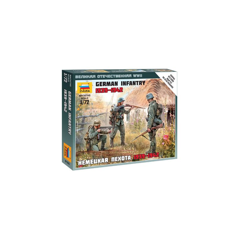 Zvezda 6105 German Infantry /1939-1942/ 1:72 (6105)