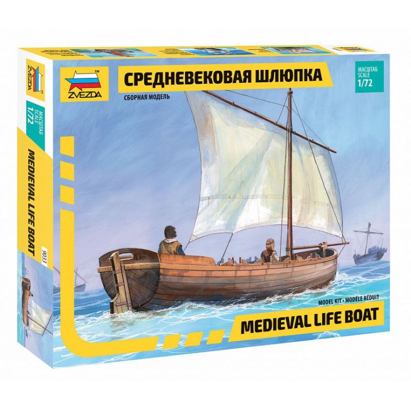 Zvezda 9033 Medieval Life Boat makett 1:72 (9033)